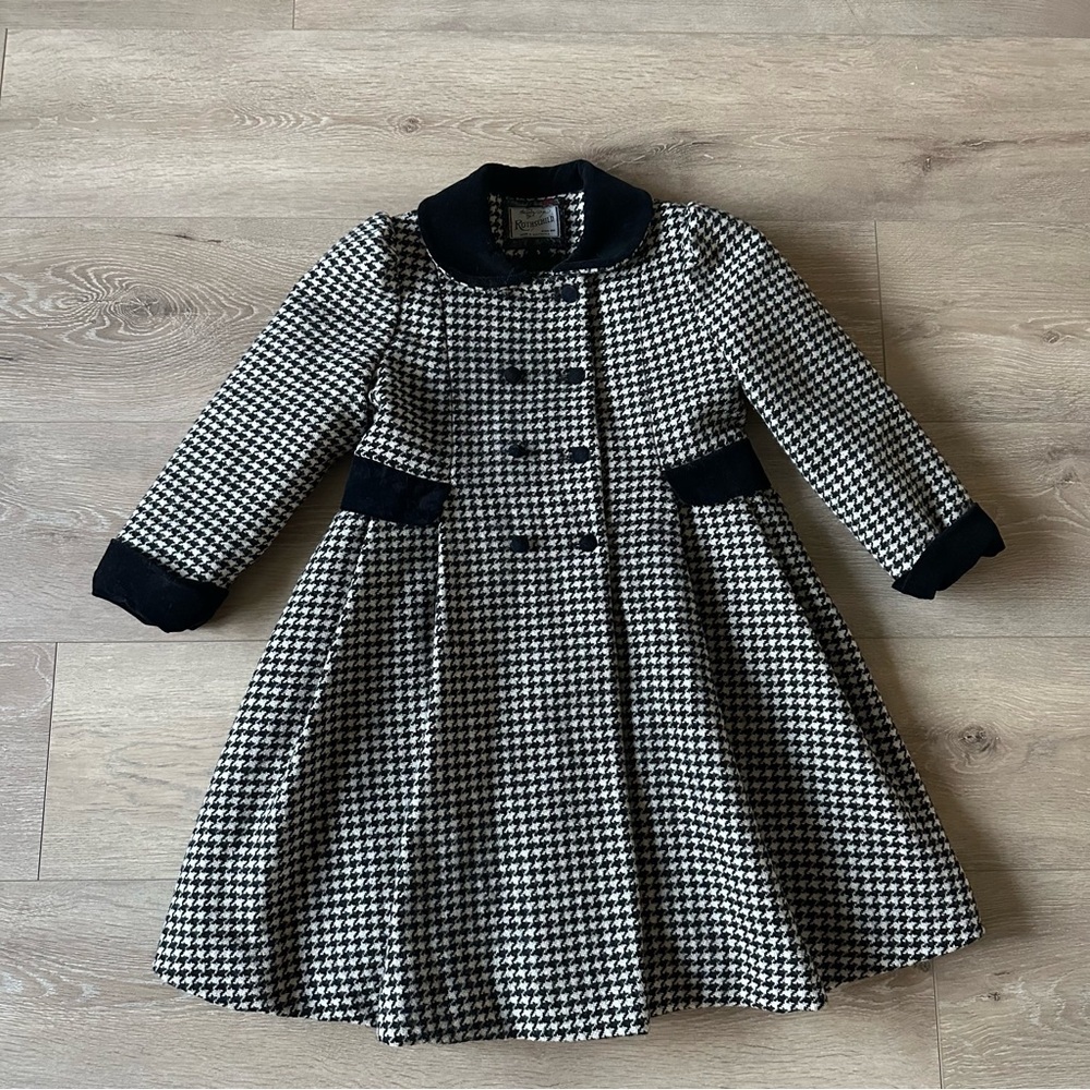 Vintage Girls Classic Rothschild 100% Wool Peacoat Sz 5